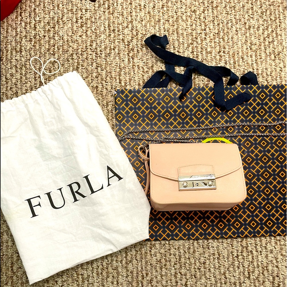 Furla locket w Key Mini Crossbody Light/Pale Pinm